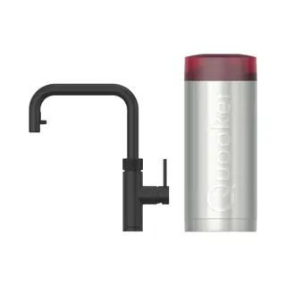 Quooker Flex Square Met Combi+ Boiler 3-in-1 Kokend Water Kraan Zwart