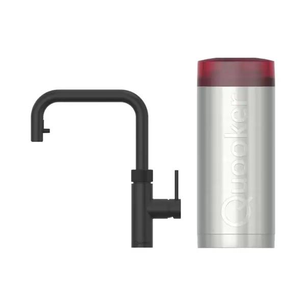 Quooker Flex Square Met Combi+ Boiler 3-in-1 Kokend Water Kraan Zwart thumbnail