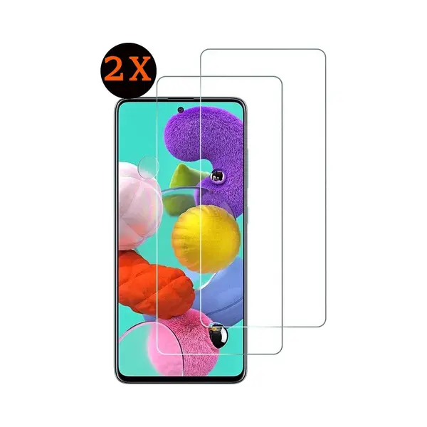 Sanmai Samsung A71 Screenprotector - Tempered Glass Screen Protector Samsung Galaxy A71 Screen Protector Glas - 2 Stuks thumbnail