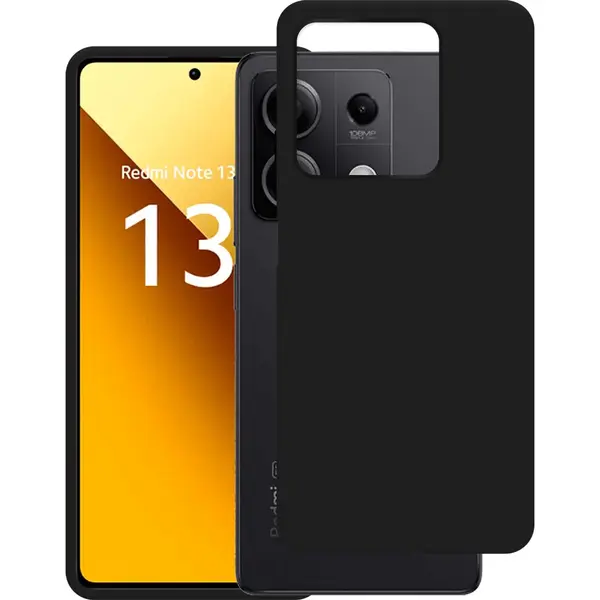 Cazy Hoesje Geschikt Voor Xiaomi Redmi Note 13 (5G) Hoesje Siliconen - Flexibele Case - Zwart thumbnail