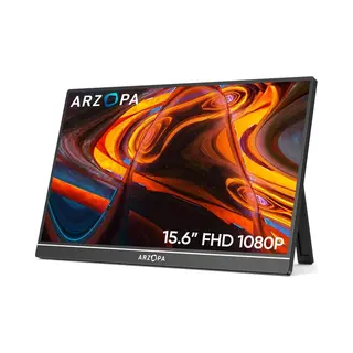 Arzopa A1 Kickstand - Draagbare Monitor - 15.6 Inch - Usb-C En Hdmi - Ingebouwde Speakers