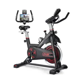 Lugia Hometrainer - Fitness Fiets - Led Display - Verstelbaar Zadel - 0-100% Weerstand Niveaus - Hartslagfunctie - Max 130kg - Extreem Stil