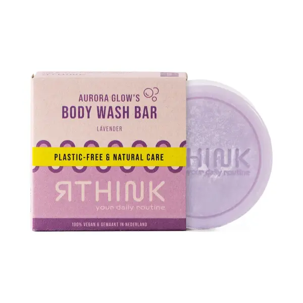 Rthink Body Wash Bar Lavendel - Plasticvrij - Vegan - 75 G - Zeep Bar - Soap Bar thumbnail