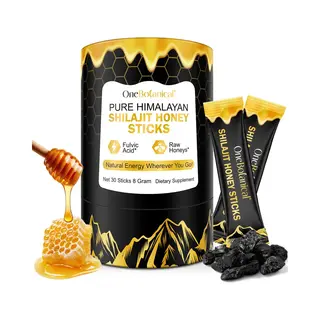 Shilajit Honey Sticks - Himalaya Shilajit Met Honing En Saffraan - 30 Tellen