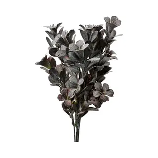 Clayre & Eef Kunstbloem - Zijden 35 Cm Zwart Kunststof Kunstbloemen