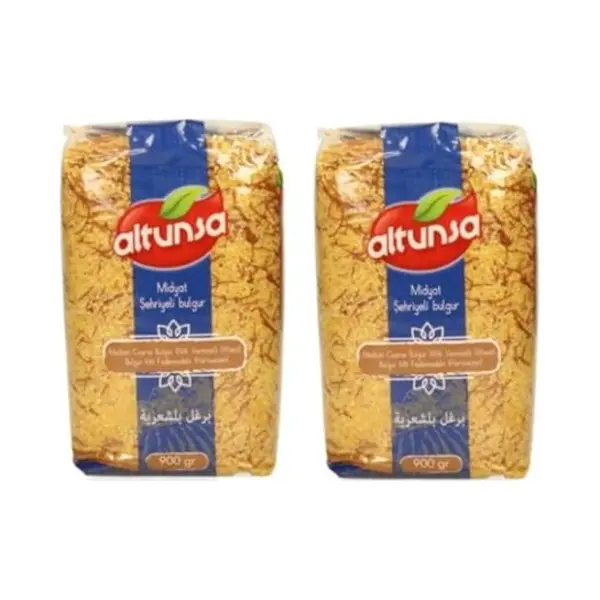 Altunsa Multipak (Tarwe) Bulgur (Burgul) Met Vermicelli (Sehriye) 2 X 900 Gram thumbnail