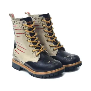 Goby Claw Damesboots - Handmade - Dierenprint - Maat 42