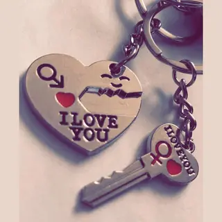 *** Valentijn-koppels Sleutelhanger|couple|hartje En Sleutel|liefde|valentijn|i Love You| Valentijnsdag| Cadeau - Van Heble® ***