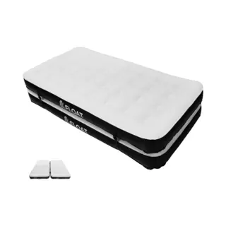 Float Gemina - 3in1 Luchtbed Met Elektrische Pomp - 190x99x20 Cm - Stevig Luchtmatras - Lichtgewicht Voor Camping - Twee 1 Persoons Luchtbedden