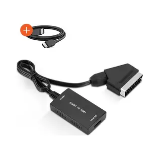 Merkloos Hdmi Naar Scart Converter - Switch Voor Hdmi Adapter - Tv Splitter - Ook Voor Smart Tv - Skoov