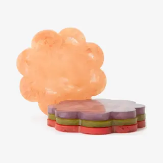 Sissy-Boy Multicolour Resin Glasonderzetters Bloem