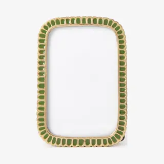 Sissy-Boy Groene Scalloped Enamel Fotolijst