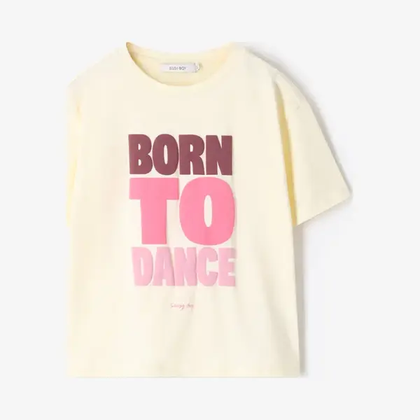 Sissy-Boy Lichtgeel T-shirt Met Artwork thumbnail