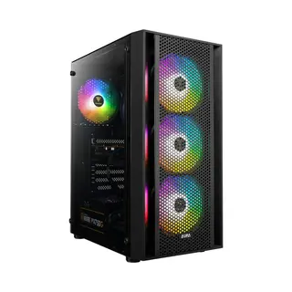 LalaShops Amd Ryzen 5 5500 6-Core Rgb Game Computer / Gaming Pc - GeForce Rtx 3050 6GB - 16GB Ram - 1TB Ssd - Gratis WiFi Dongle - Win11