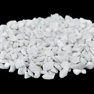 LalaShops Deco Stenen 9-13mm - Wit - Bodembedekking Voor Bloempotten En Plantenbakken - 1KG