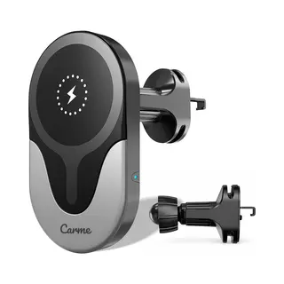 CarMe 4-in-1 CarPlay Dongle - Met Draadloze Oplader - Draadloos CarPlay & Android Auto - Android Auto Dongle - MagSafe Autohouder - Zwart