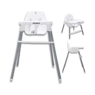 Twinky Kinderstoel Eco - Inklapbaar Eetstoel Baby Met Tafel & Tablethouder - 2-in-1 Babystoel & Peuterstoel - Meegroeistoel Met Anti Slip Pootjes -