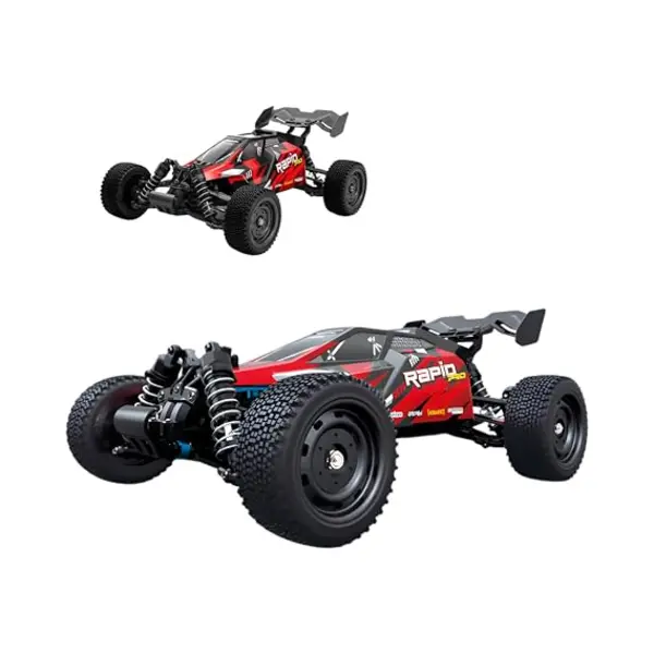 DreamGoodsAR DreamGoods Steuerbares Rc Auto - 70km/h - Ultimate Edition - Top Speed Race Auto - 1, 20 Offroad Drift Car - Fernsteuerbar - Funkgesteuert - thumbnail