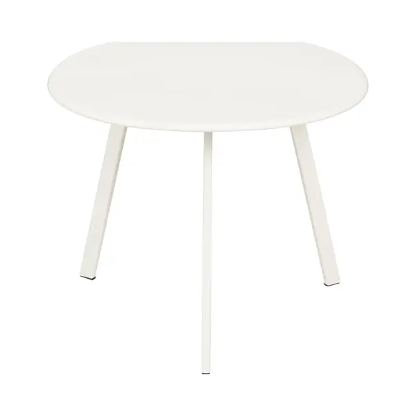 Mica Decorations Tuintafel Seatle - 38x38x30 Cm - Ijzer - Wit thumbnail