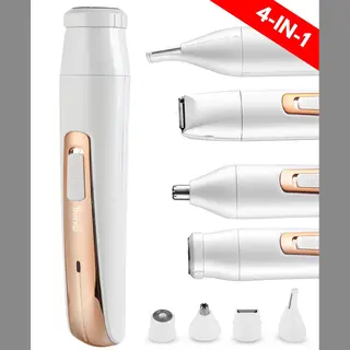 Boncy® Ladyshave 4 In 1 Haar Trimmer - Ladyshaves Voor Vrouwen Oplaadbaar - Ontharingsapparaat Vrouw - Scheerapparaat Gezicht Dames