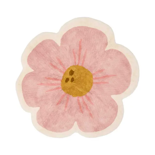 Little Dutch Vloerkleed Bloem - Roze - Fairy Garden thumbnail