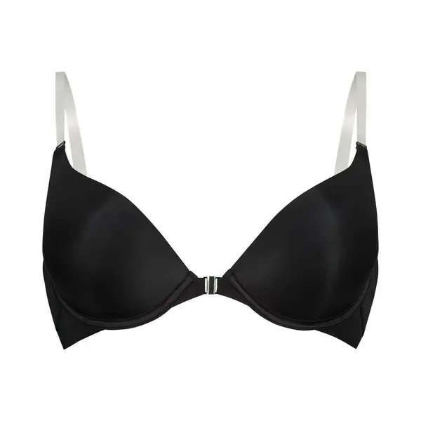 Hunkemöller Voorgevormde Push-up Beugel Bh Transparant Zwart thumbnail