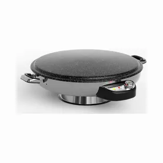 Kadoland - Crêpe- En Pannenkoekenmaker – Elektrische Bakplaat Ø50cm - Sac Bakplaat Voor Brood, Yufka, Katmer En Andere Deegproducten
