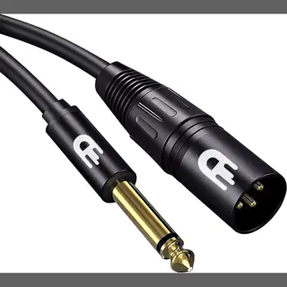 Drivv. Premium Xlr Kabel - Xlr Male Naar 6.35 Mm Jack Male - Stereo Jack - 2 Meter