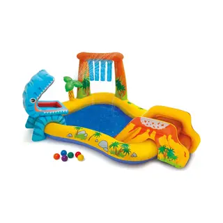 Intex - Opblaaszwembad - Dinosaur - Play - Center - 249x191x109 - Cm - 57444NP