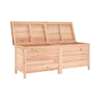 VidaXL - Tuinbox - 150x50x56, 5 - Cm - Massief - Vurenhout