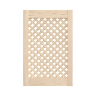VidaXL Kastdeuren Met Latwerk 2 St 39, 5x61, 5 Cm Massief Grenenhout