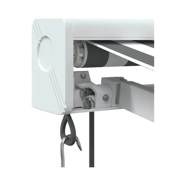 VidaXL - Luifel - Uittrekbaar - 3, 5x2, 5 - M - Stof - En - Aluminium - Antraciet - En - Wit thumbnail
