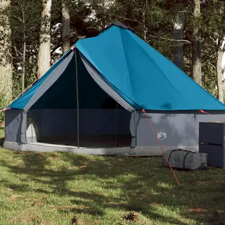 VidaXL Tipitent 6-persoons Waterdicht Blauw