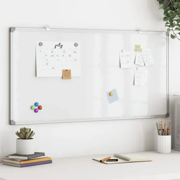 VidaXL Whiteboard Magnetisch 60x30x1, 7 Cm Aluminium thumbnail