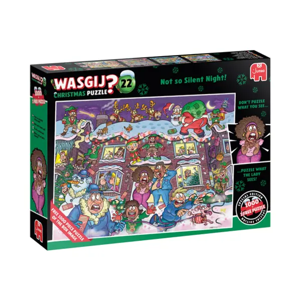 Jumbo Wasgij Christmas 22 - Niet zo’n stille nacht! (2x1000 stukjes) thumbnail
