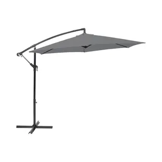 Brixy Zweefparasol - 300CM - Waterdicht - Verstelbare Hoogte - Antraciet