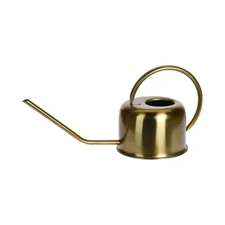 H&S Collection Retro Gieter Voor Binnen - Kamerplanten - Rvs Metaal - Goud Metallic - 1000 Ml - Plantengieter