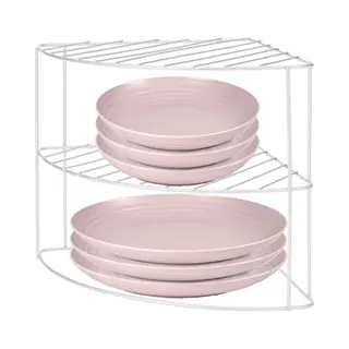 Storage Solutions Keukenrek Aanrecht Organiser - Metaal - Grijs - 23 X 23 X 21 Cm - Pannenrek