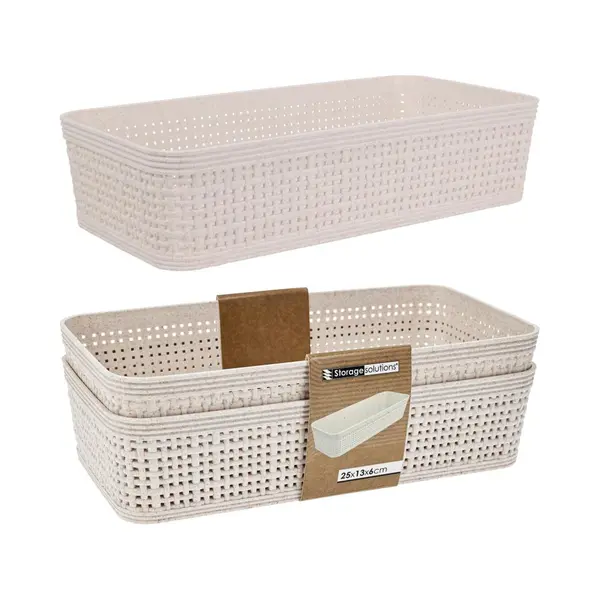 Storage Solutions, Opbergmandje, Opbergmand (13.30 cm, 2x) thumbnail