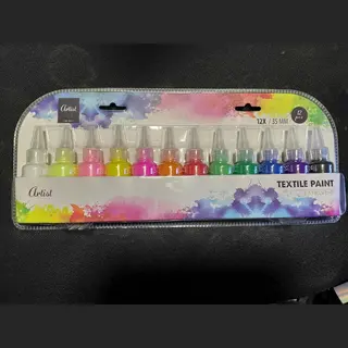 Textielverf - Artist - 12 Kleuren Van 35 Ml