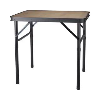Redcliffs Campingtafel - Aluminium - Lichtgewicht - Hout/zwart - 60 X 45 X 56 Cm - Verstelbaar/uitschuifbaar/opvouwbaar