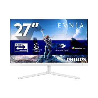 Philips Evnia 5000 computer monitor 68.6 cm (27") 3840 x 2160 pixels 4K Ultra Hd Lcd White