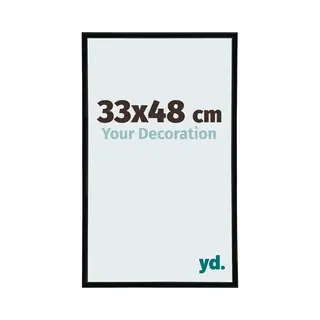 Your Decoration Fotokader 33x48 Cm - Zwart Mat - Kunststof - Annecy