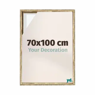 yd. Your Decoration - Baklijst 70x100 Cm - Goud Antiek - Baklijst Voor Canvas - Mdf - Lyon