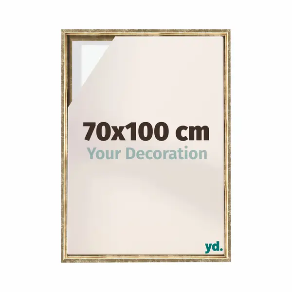 yd. Your Decoration - Baklijst 70x100 Cm - Goud Antiek - Baklijst Voor Canvas - Mdf - Lyon thumbnail