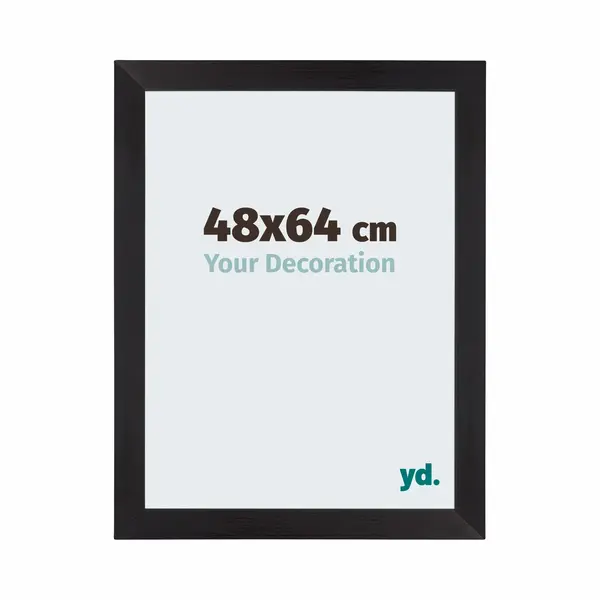 Your Decoration Fotokader 48x64 Cm - Zwart Houtnerf - Mdf - Mura thumbnail