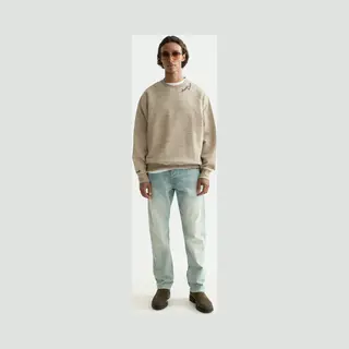 Scotch & Soda Space Yarn Embroidered Loose-Fit Sweatshirt