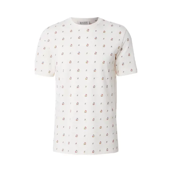 Scotch & Soda Shirt Donkergeel / Violetblauw / Donkerrood / Offwhite thumbnail