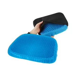 Lg Nexxt Gelkussen Voor Druk – Wasbare Hoes – Medische Gel – Antislip Basis – Rugondersteuning – Geventileerd En Koel Wit