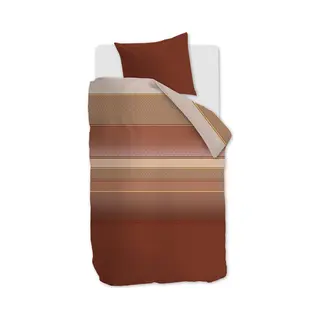 Beddinghouse Romeo Dekbedovertrek - Eenpersoons - 140x200/220 Cm - Steenrood